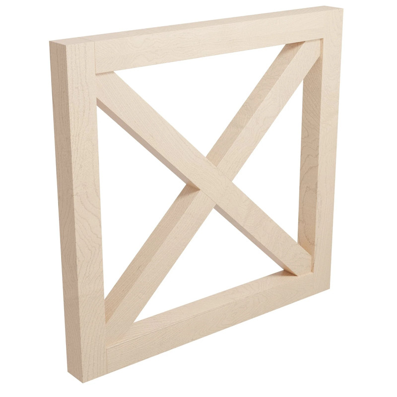 Island End Panel - Species:Maple Hard - Size:3" x 36" x 34-1/2"